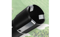 Oval Pickup Openings Golf Ball Shag Tube Detachable Two-Piece Golf Ball Retriever Tube Cylindrical Body Aluminum Finish