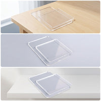 Clear Acrylic Clay Tool Base DIY Clay Rolling Board Thick Plate Rectangular Clay Pressing Plate for Polymer Clay Modeling