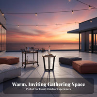 4 Pieces Woven Design 4-Piece Wicker Seating collection Weather-Resistant Patio Set Comfortable paddings Outdoor Furnishing Sturdy Frame for Garden lovers, Homeowners, Families, Balcony, Terrace, rearyard, Porch