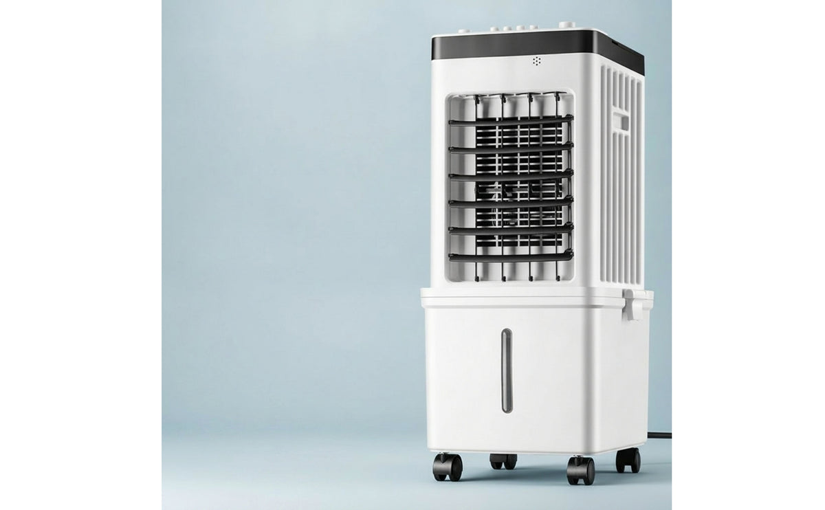 Mobile Portable Evaporative Air Cooler Compact Appliance for Living Room