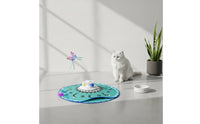 Electric Rotating Cat Toy Interactive Automatic Cat Teaser Multi-Functional Pet Supplies for Indoor Cats