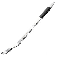 2 Pieces Labor Saving Chrome Vanadium Steel Tire Lever Long Handle Double Ended Tire Iron Heat Treated Heavy Duty Pry Bar Smooth Rim for Mechanics, Garage