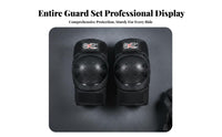 Motorcycle Knee and Elbow Pads Hard Shell Knee and Elbow Pad Set Motocross Safety Gear Shock Resistant for Adults, Cycling