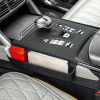 Molded Silicone Center Console Storage Box Matte Finish Tray-Style Console Organizer Raised Rim Car Accessory Easy to Clean