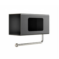 Under Cabinet Paper Towel Holder Easy Access Design Under Shelf Tissue Box Holder Strong Load-Bearing Hanging Storage Rack for Washroom