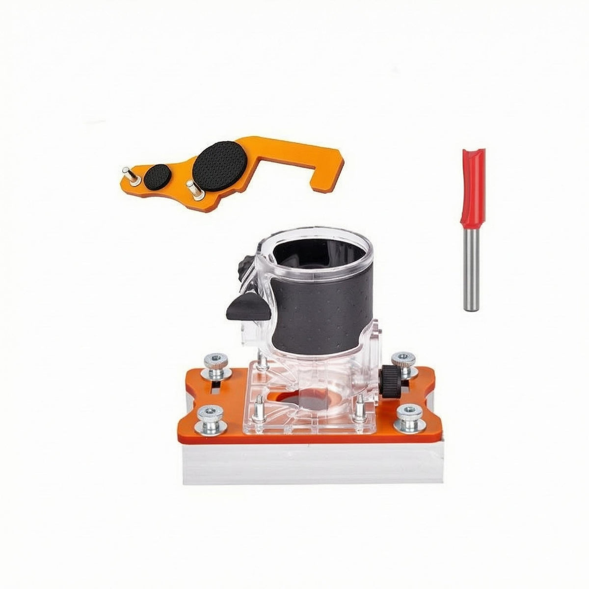 Trimming-Base Router Base Plate Clamping Slotting Bracket Fit Positioning Bracket