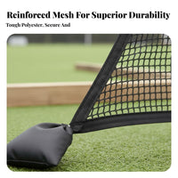 2 Pieces Multifunctional Golf Side Net Indoor and Outdoor Use Golf Barrier Net Thickened Edges Sports Training Equipment Versatile for Athletes, Professional Players, Beginners, Garage, Home, Practice Field