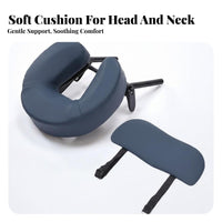 High-Density Foam U-Shaped Prone Pillow Set Detachable Design U-Shaped Face Pillow Set Skin-Friendly Material for Beauty Salons, Spas, Salon