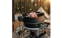 Rotisserie Kit with Electric Motor Rotisserie Loop Kit Powerful Barbecue Grill Loop for Outdoor Cooking