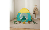 Dinosaur Adventure Tent Spring up Tent Easy Setup Dinosaur Playset Explorer Role Play Set for Backyard