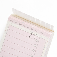 A7-sized Tear Off Notepad Candy Color Memo Pad for Note Taking and Studying, Small Scratch Paper for Students and Teens, Extra Thick Sheets
