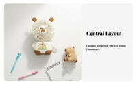 Compact and Portable Capybara Handheld Fan Built-in Battery Cute Capybara Fan 3-Speed Adjustable Lanyard Included for Students, Kids, Desktop, Travel, Office, Dorm Room
