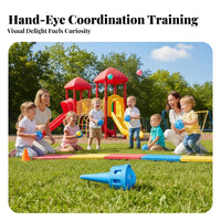 Sensory Integration Training Handheld Toss and Retrieve Toy Hand-Eye Coordination Development Toss and Retrieve Ball Toy Parent-Child
