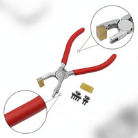 Leather Punching Plier Clamp-Style Leather Punching Tool with Replaceable Head Pliers Hand-Operated Heavy Duty