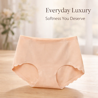 Underwear Women Multipack with Bamboo Fibre and Gusset, High Elastic Seamless Knickers for Breathable Lightweight Material