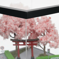 1:64 Scale Torii Landscape Model Dust Cover Torii Display Scene Authentic Texture Mini Display Scene Easy to Use for Collectors