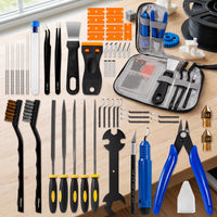 3D Printer Tool Kit for Model Removal, Support Cleaning, Polishing, and Nozzle Maintenance