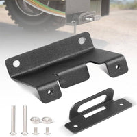 Four Way Flat Trailer Connector Bracket Two-Piece Four Way Trailer Wiring Mounting Bracket Steel for Towing Home Mechanics