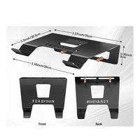 Black or Beige Wall-Mounted Two-Wheeler Rack 30 Kg Load Wall Mount Bike Rack Mounting Hardware Safeguard Pads