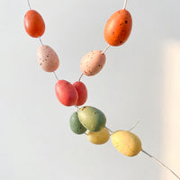 Easter Egg Branch DIY Craft Easter Egg String Festive Spring Floral Stem for Home Stylists, Kids, Vase Arrangement, Table Centerpiece, Wreath Making