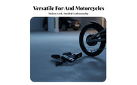 2 Pieces Electric Bike Passenger Footrest Universal Fit Footrest Anti-Slip Surface Rear Foot Pedals for Passengers, Kids