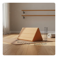 Triangular Flexibility Block Cork Flexibility Block Water-Resistant-Resistant Back Stretcher Wedge for Kids, Beginners, Dance Practice