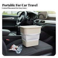Foldable Car Trash Can Space-Saving Foldable Car Trash Can Multi-Functional Foldable Vehicle Garbage Bin for Drivers, Families, SUV, Truck, Boat