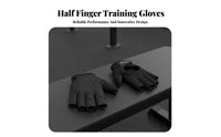 Half Finger Training Gloves Breathable Half Finger Gym Gloves Hand Protection Fitness Accessory for Men, Women, Weight Lifting, Workout, Bodybuilding