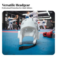 Taekwondo Headgear Impact Resistant Taekwondo Sparring Face Guard Shock Absorbing Full Face Sparring Helmet for Adults, Kids