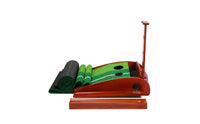 Wooden Putting Curved Base Putting Practice Training Mat Realistic Roll Sports Gear