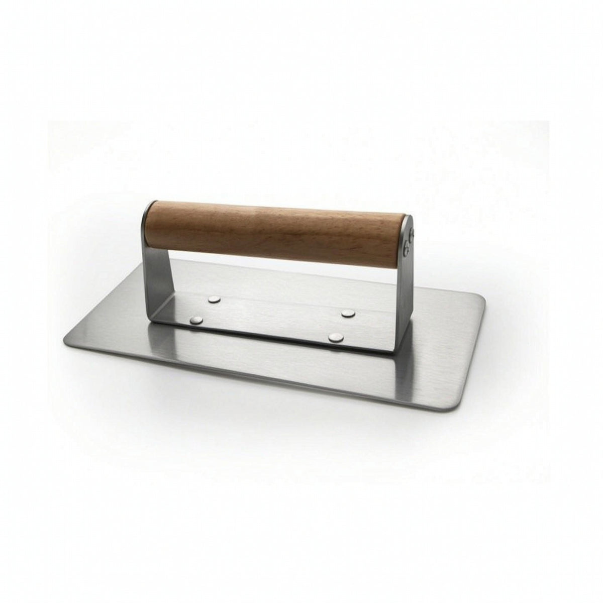 Burger Press Smooth Burger Press with Wooden Handle Even Cooking for Kitchen