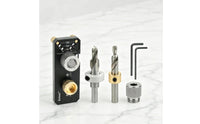 Accurate Positioning Aluminum Profile Drilling Jig Quick Clamping Aluminum Extrusion Hole Guide Easy to Use 30 45 90 Degree Drill Guide for DIY Woodworkers, Furniture Makers, Workshop, Metalworking