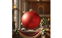 Ornament Ball with Hanging Cap Matte Christmas Ball Ornaments Christmas Ornament Spherical Bauble Traditional for Mantel