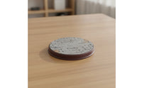 Slim Resin Base with Brick Texture Realistic Miniature Display Base Small Holder Sturdy for Hobbyists, Desk