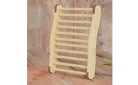 S-Shaped Sauna Backrest Heat Resistant S-Shaped Wooden Backrest Portable Wooden Sauna Chair Back