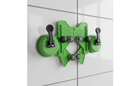 High Precision Ceramic Glass Drill Jig Multi-Function Tile Hole Guide Stable Positioning Tile Drill Guide Easy Setup for DIYers, Home Repair Users, Bathroom