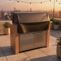 Protection Built-in Grill Top Cover Dust-Proof Built-in Grill Cover Windproof Fade Resistant for Patio, Backyard