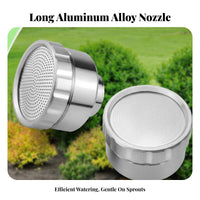 Long-Lasting Construction Aluminum Alloy Sprinkler Head Pressure Resistant Aluminum Watering Nozzle Anti-Clog for Gardeners, Nursery