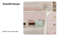 comprehensive Design Integrated Vanity and Drawer Chest Cream aesthetic Aesthetic Makeup Vanity with Side Cabinet Space-Saving Dressing Table long-lasting Construction for Small Apartment Residents, Women, Young Adults