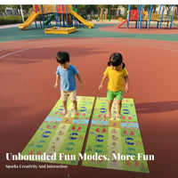 Promotes Teamwork Hand and Foot Game Mat Body Coordination Game Mat Group Activity Equipment for Students, Teams, Adults, School Activities, Outdoor, Parties