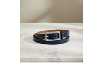 Adjustable Leather Belt with Rectangular Buckle Slim Skinny Leather Belt Dressy Formal for Women, Skirts