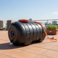 Large Capacity Water Container Emergency Water Storage Tank Wide Mouth Solar Camp Shower for RV Owners, Construction Sites, Road Trips