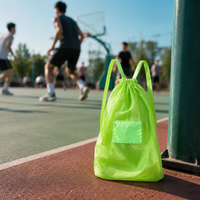 mesh drawstring bag