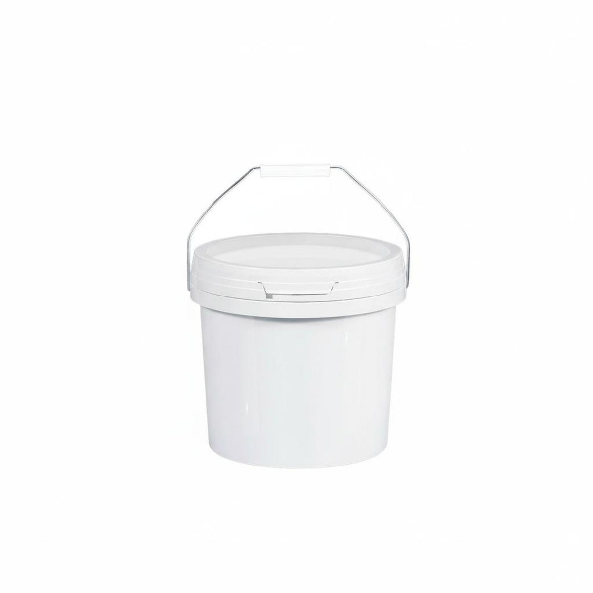 PP Bucket  Reinforced Bucket with Handle and Lid Pail with Lid for Workshop