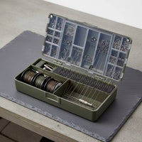 Fishing Tackle Storage Box Compartmented Fishing Tackle Box Compact for Anglers, Travel Kit