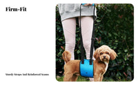 Hind Leg Assistance Harness Adjustable Straps Full Mobility Assistance Harness Support Harness Padded Handle Breathable