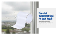 Waterproof Tape, Strong Leak Repair, PVC, Adjustable Leak Stop, Alabaster