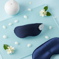 Heated and Cooling Eye Cover Vibration Massage Eye Relaxation Device Constant Temperature Heating Vibrating Sleep Cover for Office, Travel