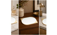 Asymmetrical Mirror Decorative Mirror with Gold Frame Modern for Living Room