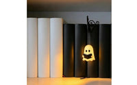 Bookshelf Lantern with Bracket Halloween-Themed Ghost Bookshelf Lantern for Book Lovers, Reading Nook, Bedroom